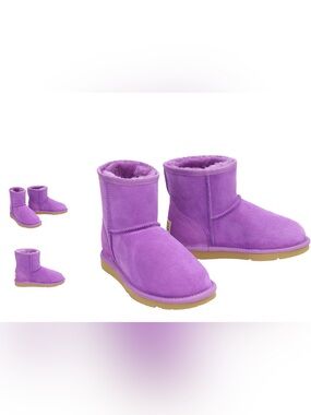 RARE UGG Classic Short Boots – Purple Pink – Women’s Size 10